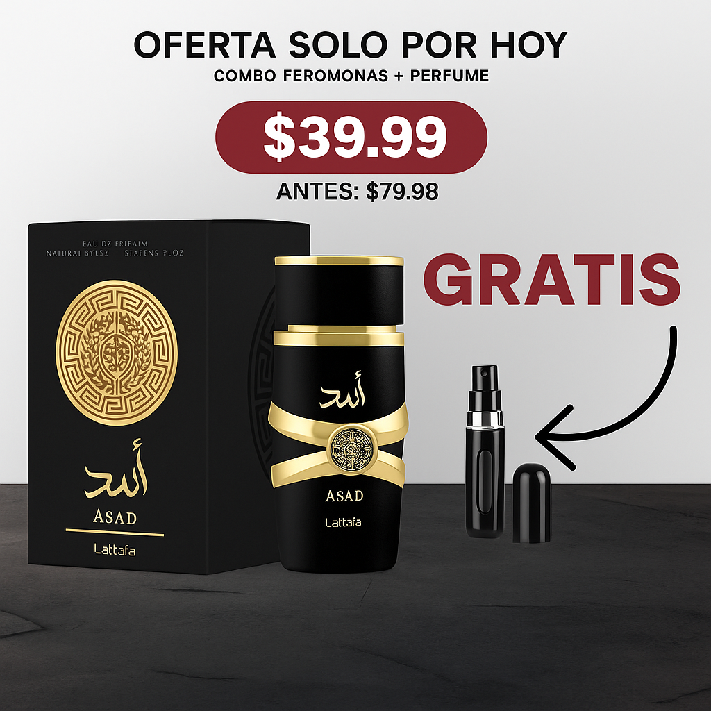 Asad Lattafa 100ML + Feromonas GRATIS